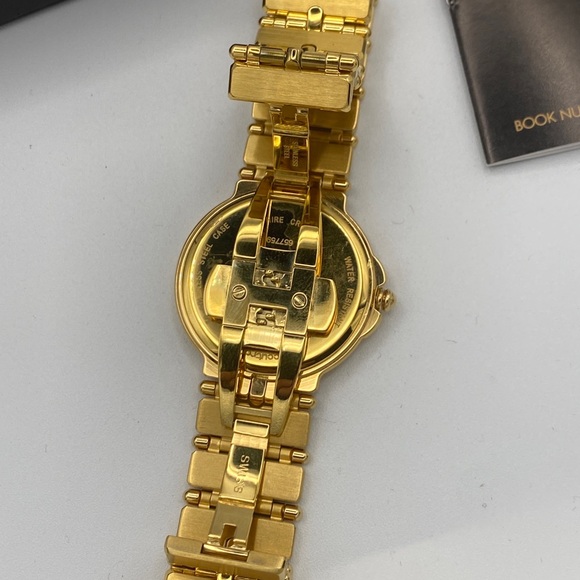 Bulova Accutron diamond accent sapphire crystal Swiss quartz watch - Picture 6 of 10